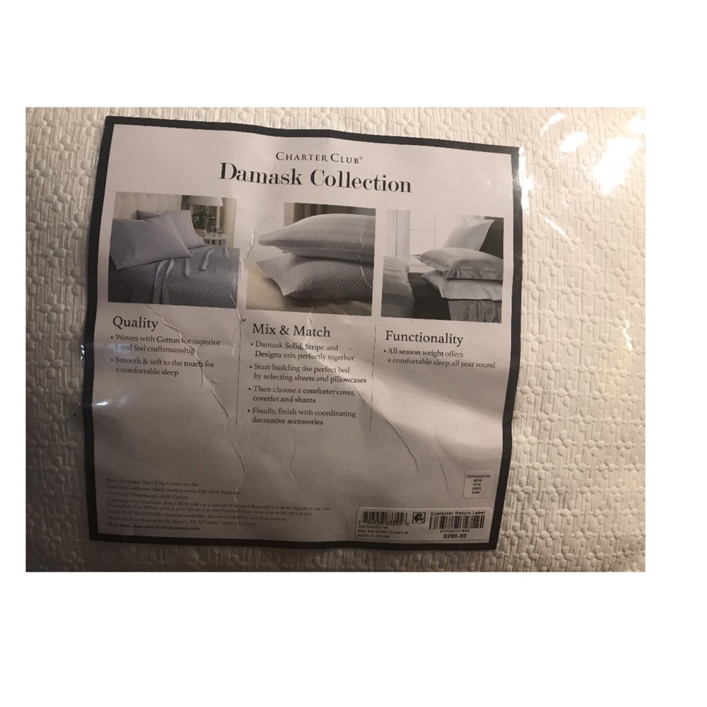 💐Charter Club Damask Collection Comforter💐